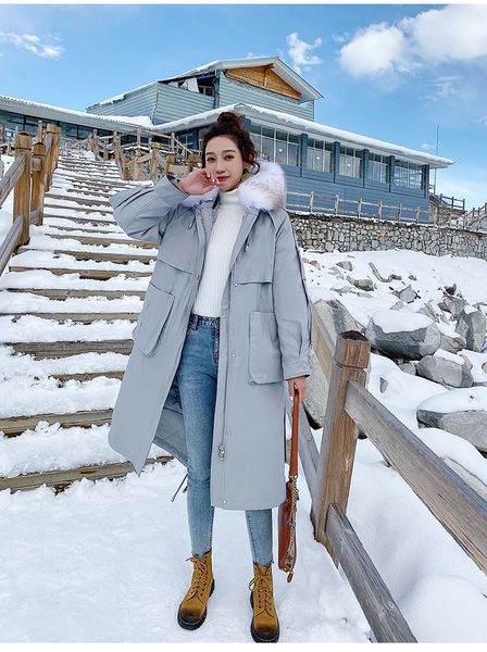 

a new white duck down jacket with detachable two-piece inner liner will overcome the fashion trend, Black