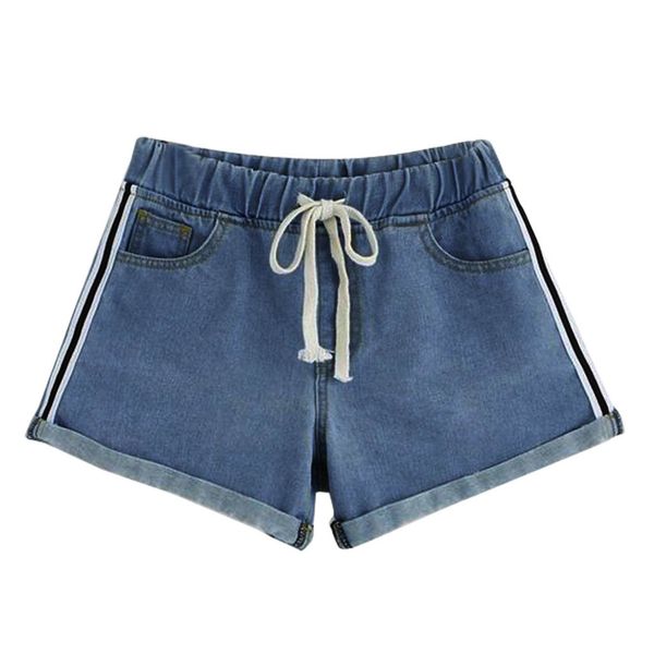 

jaycosin jeans women short jeans denim female pockets new women summer wash denim shorts calca feminina 425, Blue