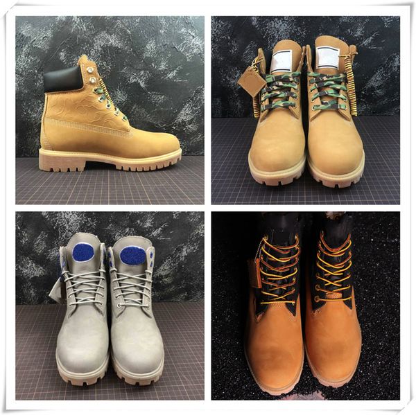 

designer sneakers luxury boots martin boot triple gray light tan khaki for mens women designer military chestnut, Black