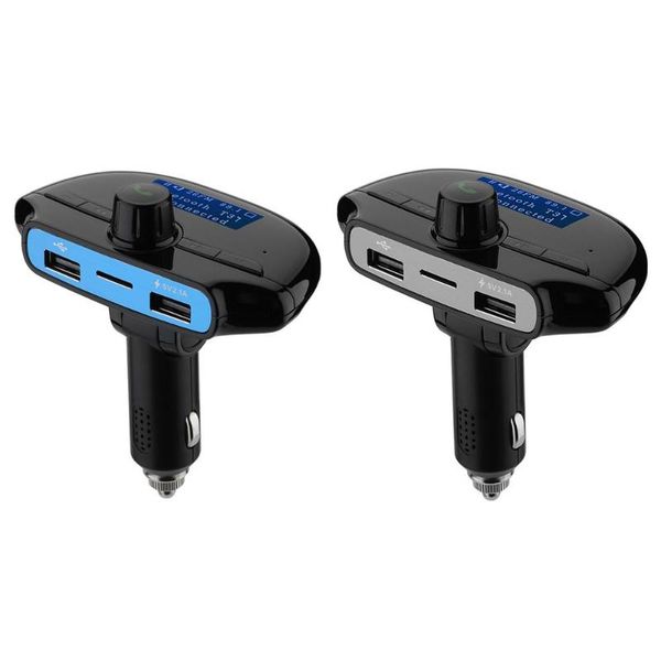 

t37 wireless bluetooth car mp3 player fm transmitter 5v 2.1a usb charger