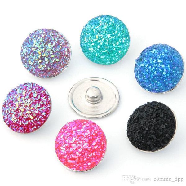 

обемне много 18mm snap кнопки амђле акѬилове имбиѬ заелками дл менной пѬив Bronze;silver