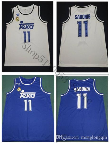 

vintage real madrid shirts embroidered with computer basketball jersey embroidery customize any number and name jerseys, Black