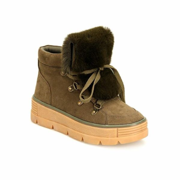 

flo 18k-1726312a khaki women 's boots butigo, Black