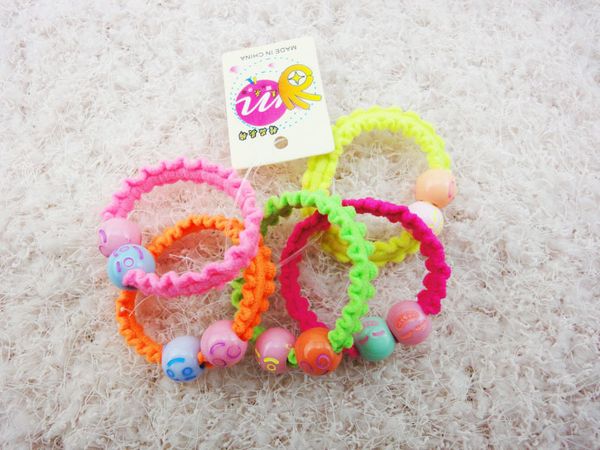 

floral print decorative ponytail holders elastics hair band assorted colors baby girls kids cravatte per capelli da pallavolo sweet07 rfpyy