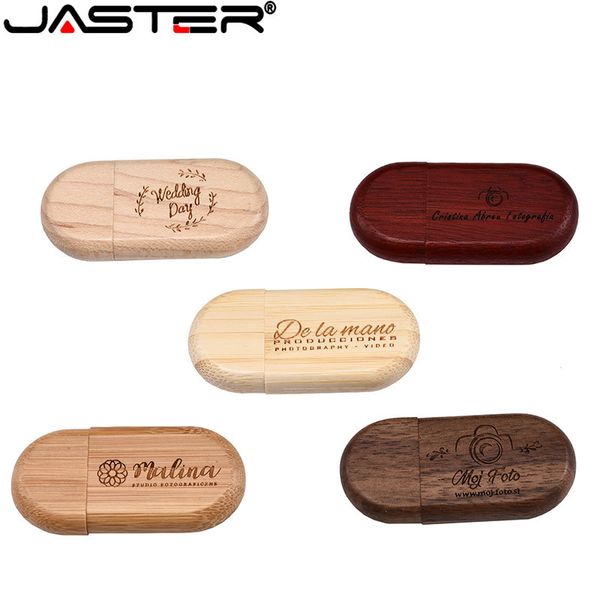 

maple wood walunt wood personalized logo usb flash drive usb 2.0 4gb 8gb 16gb 32gb 64gb pgraphy gift