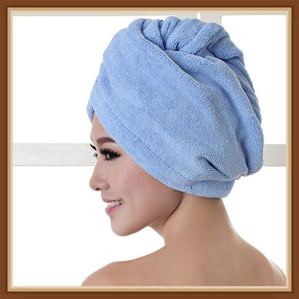 

2020 magic microfiber hair fast drying dryer towel bath wrap hat quick shower cap turban towel dry