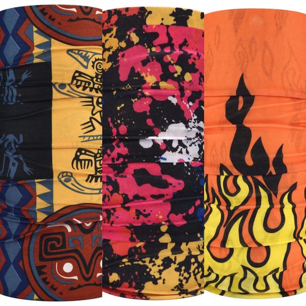 

rqscp women scarf silk mask 38 half face chiffon handkerchief outdoor windproof styles face dust-proof sunshade masks scarf, Black