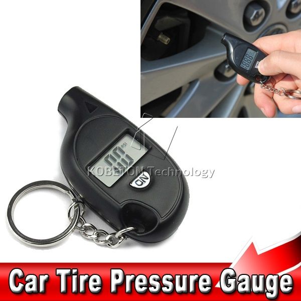 

kebidumei keychain lcd 2-150 psi mini digital car auto tire pressure tester motorcycle tyre air meter gauge lcd display