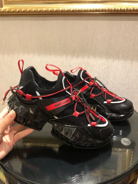 

platform 2020 latest fashion luxury casual sports shoes wild basketball couple shoes air cushion bottom spot005, Black