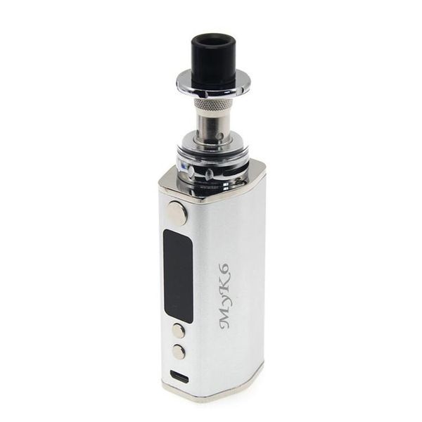 

new vape recharge 80w kit vape with 2200mah 80w lcd myk6 cigarette battery 3.0ml thread 510 tank electronic kit arrival display kigon