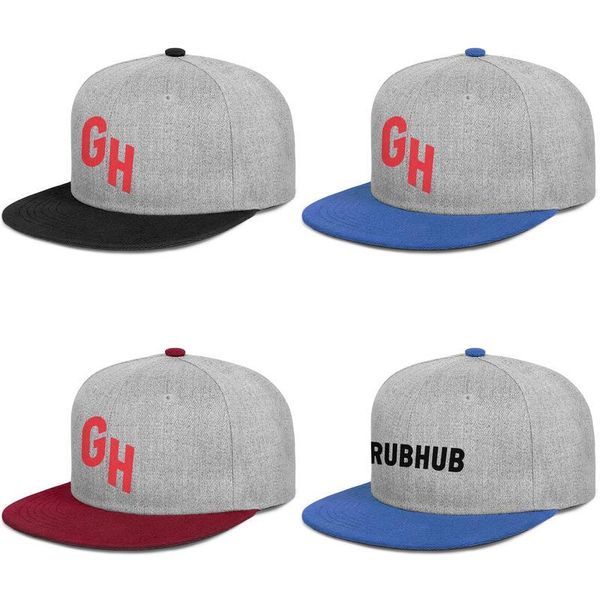 

grubhub sign mens and womens snap back baseballcap styles plain hip hopflat brimhats grubhub black logo happy eating flash gold american, Blue;gray