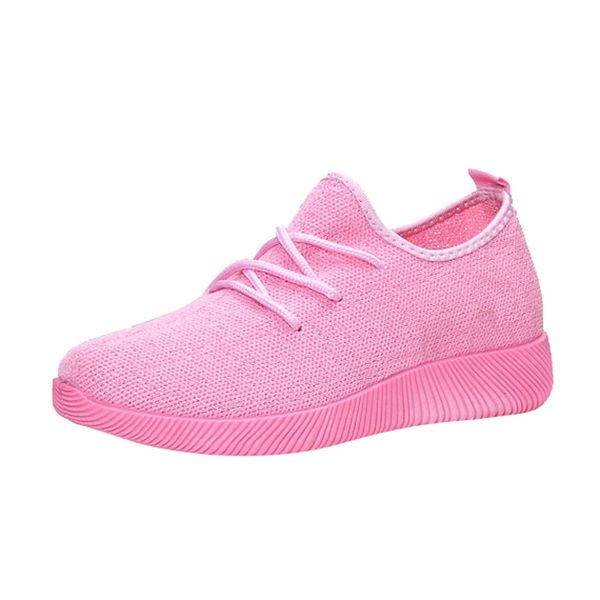 

women's mesh shoes casual flat sneakers autumn new breathable shallow mouth shoes flying woven candy color student net, Black