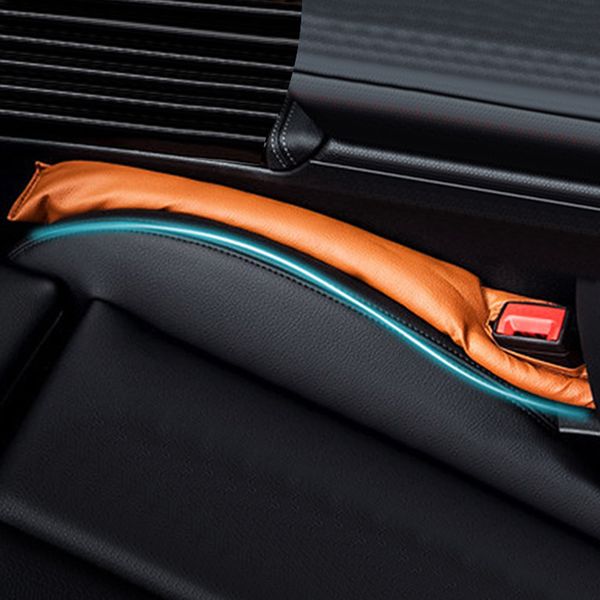 

1pc car interior faux leather car seat pad gap fillers holster spacer filler padding styling