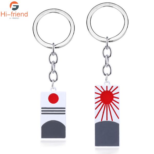 

anime demon slayer kimetsu no yaiba keychain kamado tanjirou japanese cosplay pendant decoration gift, Silver