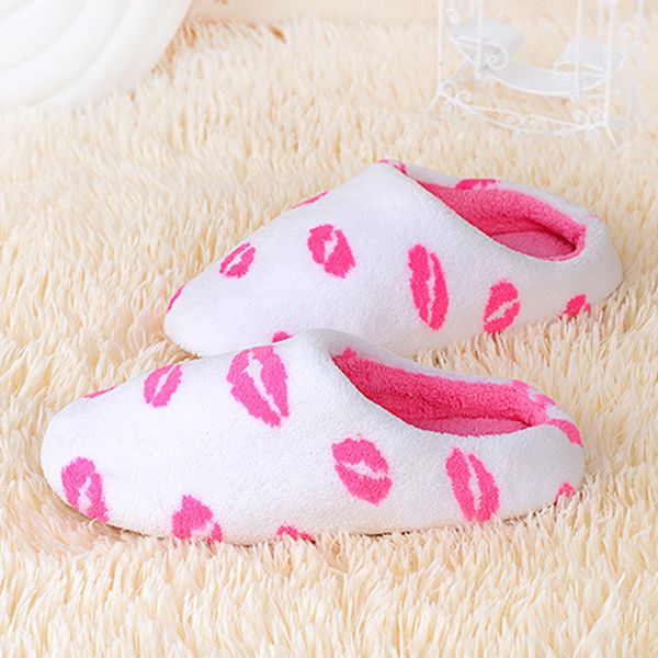 

women winter home slippers cartoon shoes non-slip soft winter warm house slippers indoor bedroom lovers couples floor shoes, Black