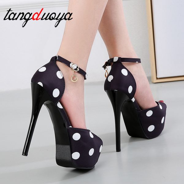 

platform heels high heels shoes woman pumps black white women sandals party shoes female wedding shoes sapato feminino