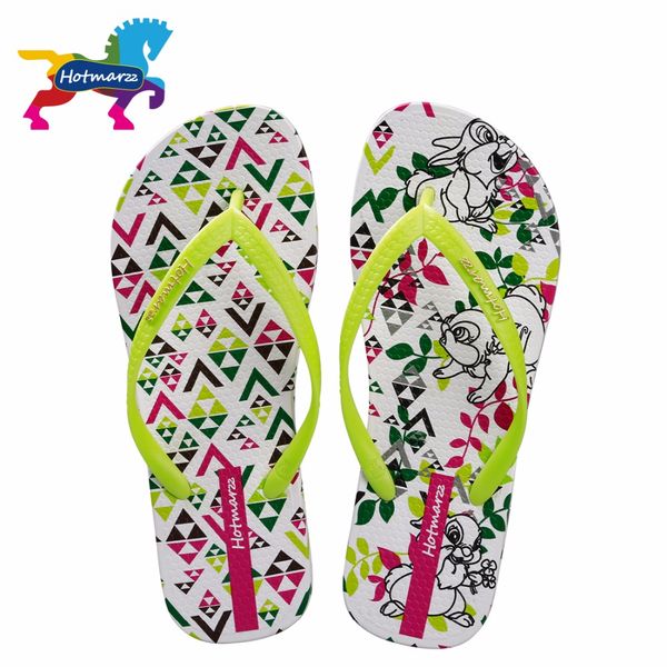 

arzz women cute flip flops flat easter animals summer slippers comfortable beach sandals ladies fashion slides, Black