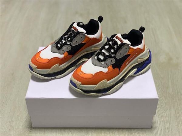 

paris home new autumn and winter womenss thick-soled sneakers menss casual shoes couple wild fashion tide shoes many colors to choose from08, Black