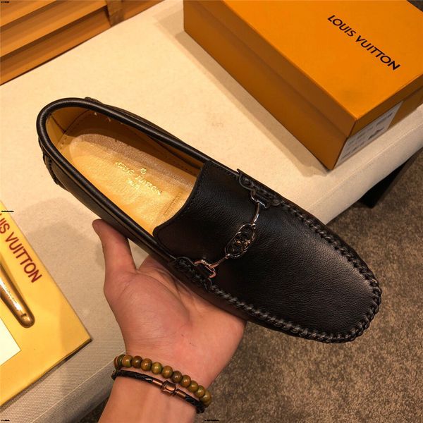 

19ff кожа мђжин обђви luxury brands 2019 italian поведневн мђжкие мокаин мокаин да, Black