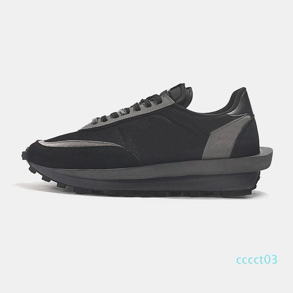 

luxury designer casual shoes sacai ldv waffle daybreak trainers mens sneakers for women dess runnigner tripe s sporting size eur 36-45 ct03, Black