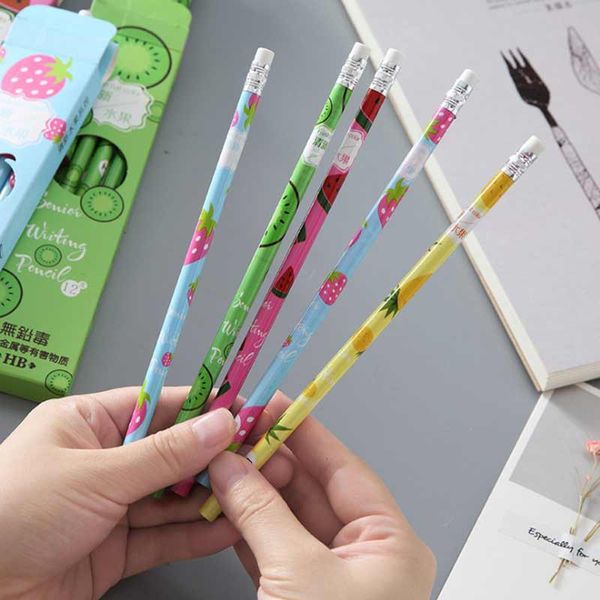 

new fruit pencil tree green pencil bright color cute cartoon fruit look school writing office work