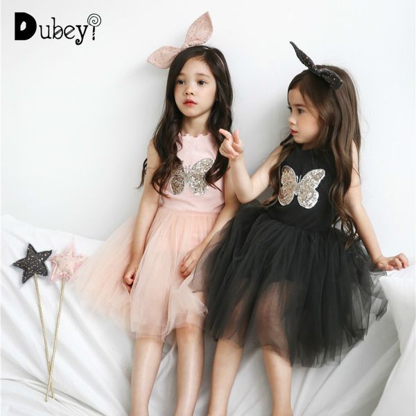 

summer new princess girls stars butterfly sequined dress kids dresses for girls elegant kids frocks clothes, Red;yellow