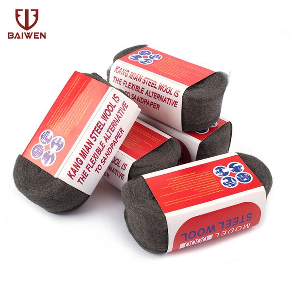 

1pc 4mm metal flber wire velvet hand grinding polishing cleaning pad 4# to 0000# for pgraphy