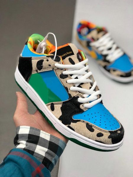 

2020 ben & jerrys x sb dunk low chunky dunky safari strangelove syracuse kentucky infrared plum red cement orange label dunks running shoes, Black