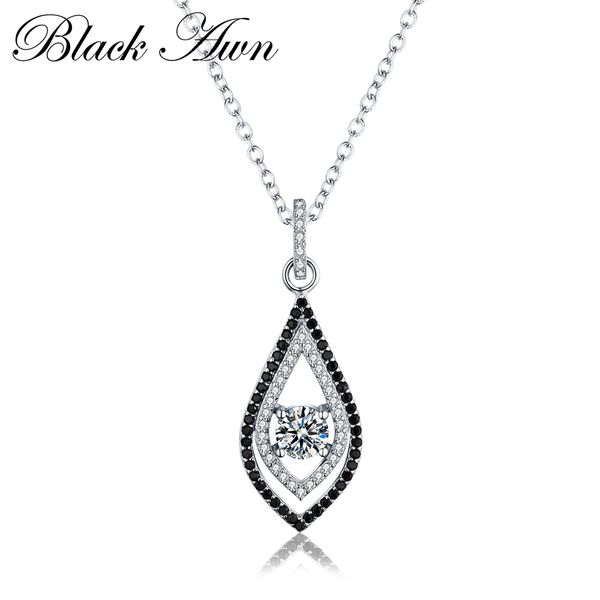 

classic 925 sterling silver fine jewelry necklaces pendants trendy engagement necklaces for women wedding pendant p088