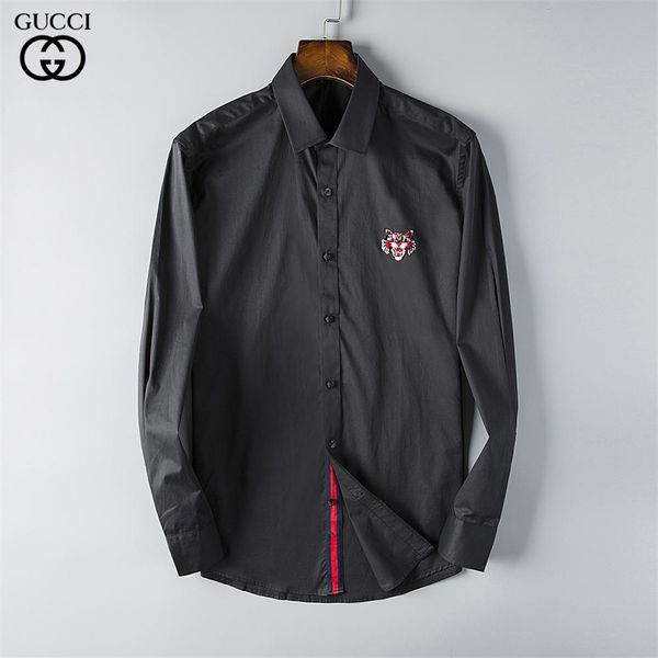 

мужская бизнес повседневная рубашка мужская с длинным рукавом полоса slim fit здоровый социальный мужская новая мода клетчатая рубашка -3xl, White;black