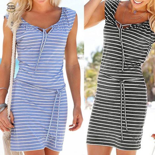 

fashion dress women summer boho stripe long maxi striped dresses evening party beach dress women jul31 designer clothes, Black;gray