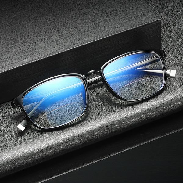 

ahora anti blue light bifocal reading glasses ultralight women&men presbyopic spectacles eyewear+1.0+1.5+2.0+2.5+3.0+3.5+4.0, White;black