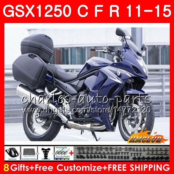 Karosserie für Suzuki Bandit GSXF1250 GSX1250FA 2011 2012 2013 2014 2015 23HC.AA GSX1250C dunkelblau neue GSX1250 C GSX1250F 11 12 13 14 15 Verkleidungen