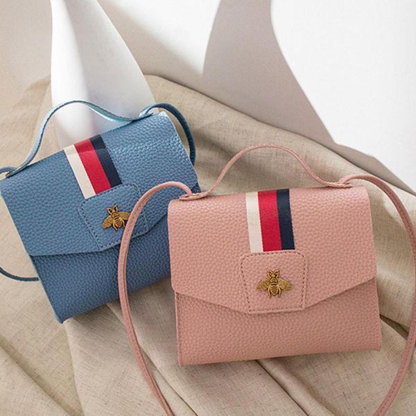 

banabanma female mini square bag pu single handle satchel for phone items organize