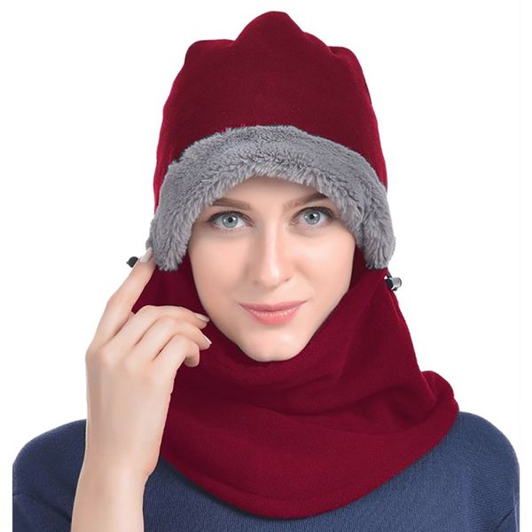 

winte hats for women cycling hood fluffy dust-proof windproof warm cap outdoor bicycle riding skiing hunting sportswear, Blue;gray