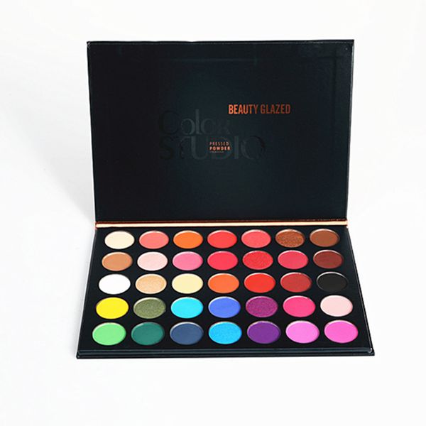 

beauty glazed 35 color studio high gloss matte eye shadow