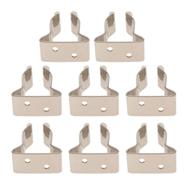 

8x 304 stainless steel marine boat hook holder clips -5/8inch to 1inch tube