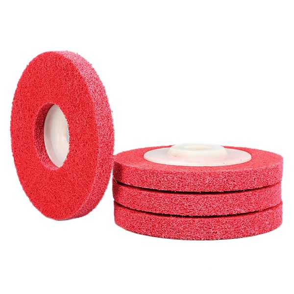 

10pcs polishing wheel 100x16mm9p non woven abrasive wheel nylon fiber polishing abrasive disc