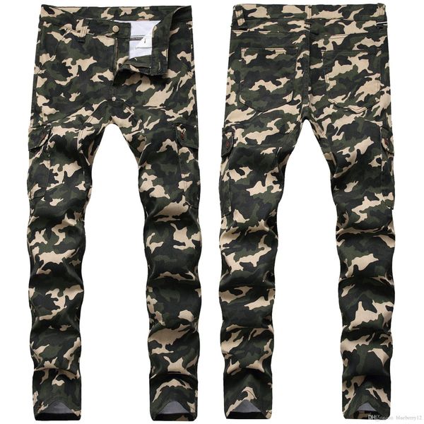 

mens jeans high street style men jeans with pocket slim fit denim hip hop casual male trousers pants asian size 28-40, Blue