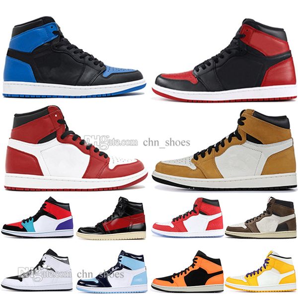 

1 og travis scotts basketball shoes mens women spiderman chicago couture homage to home multi white silver men sports sneakers us 5.5-13