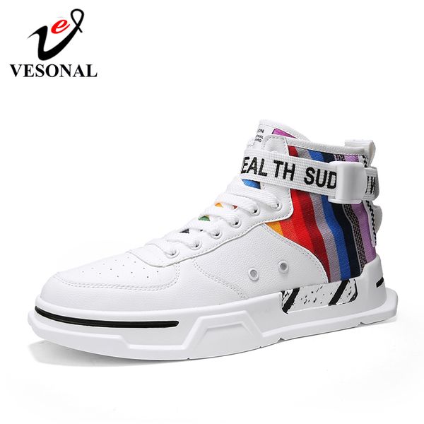 

vesonal brand spring для случайный человек обуви кроссовки мужчин adult high top обувь летняя мужской walking обувь кроссовки обувь y200104, Black