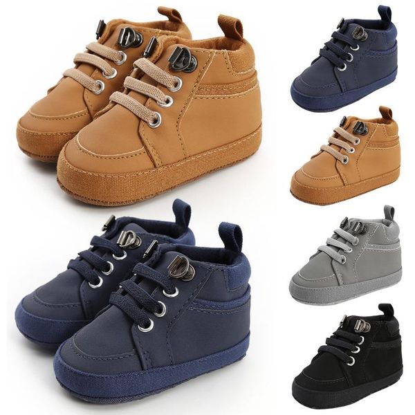 

telotuny 2020 new cute baby girl boys shoes solid cross-tied fashion toddler first walkers kid shoes