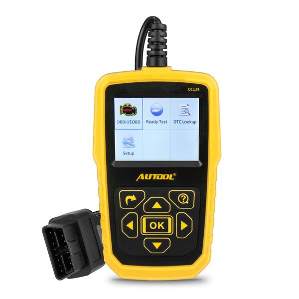 

autool 129 obd2/eobd can universal automotive scanner engine error diagnostic tool with battery power superior than autel 519