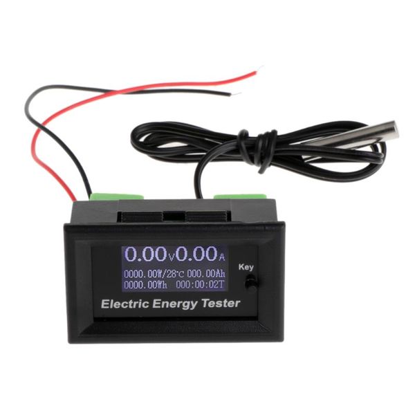 

120v 20a digital dc voltmeter current voltage meter lcd energy charger tester