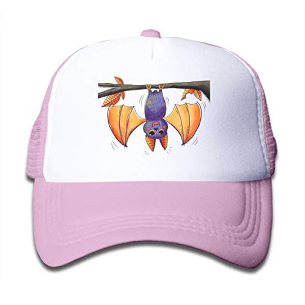 

disar-t bats on halloween branches cartoon children's net hat baseball cap hats for boys and girls 3 color hats, Blue;gray