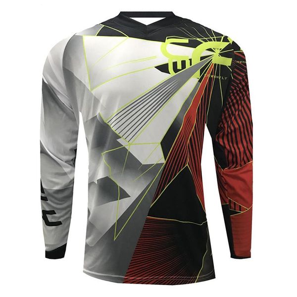 

cawanfly грязь езда на велосипеде одежда быстрый сухой мужской велосипеде мото мотоцикл внедорожный гоночный рубашка рубашка, Black;red