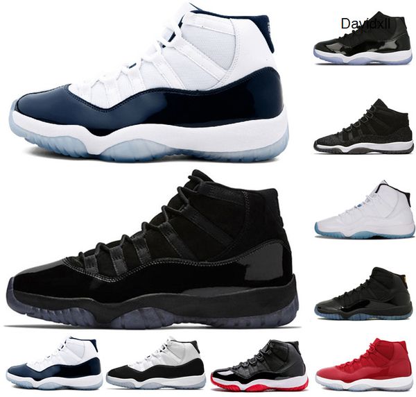 

11 11s space jam bred concord 45 basketball shoes men women cap and gown trainers midnight navy gamma blue sports sneakers