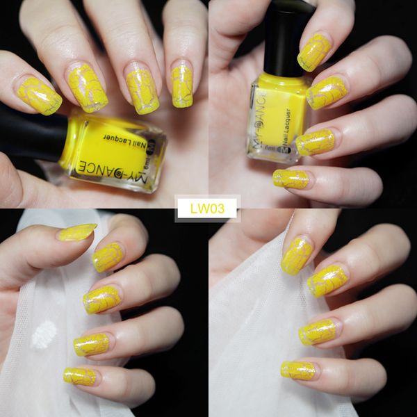 

6ml cracking nail polish non-peelable nail polish for manicure pedicure cj666