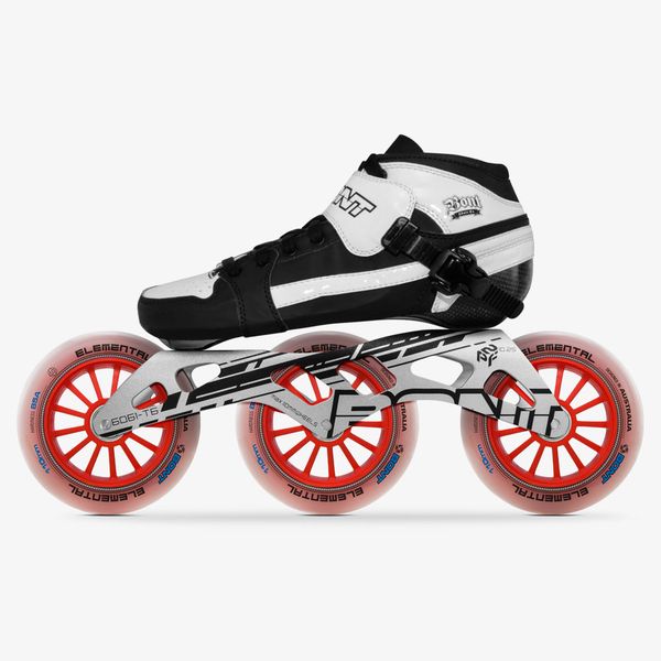

100% original bont pursuit speed inline skates size 29-40 heatmoldable carbon fiber frame 3*110mm elemental wheel racing patines