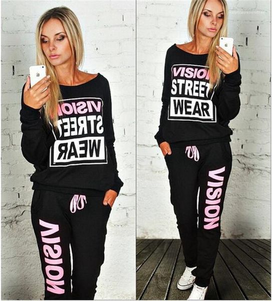 

autumn letter print hoodies designer 2pcs sports suits fashion casual womens clothing women designer tracksuits, Gray